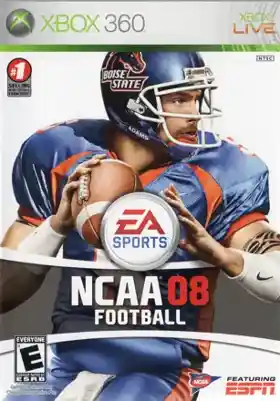 NCAA Football 08 (USA) box cover front